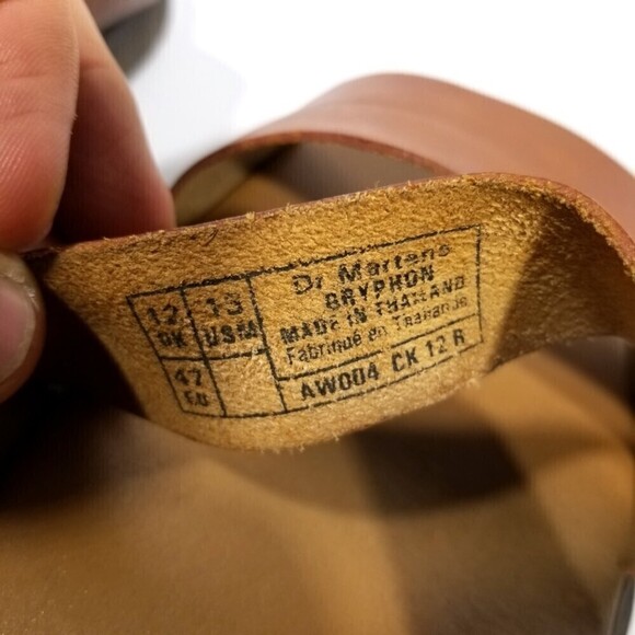 Dr. Martens Gryphon Brando Gladiator Strap Platform Sandals‎ Mens 13 Tan Brown - Picture 7 of 8